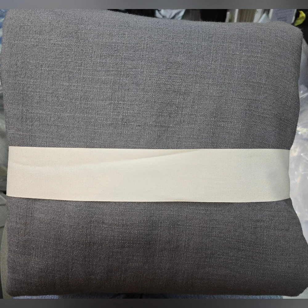 Casaluna Full/Queen Heavyweight Linen Blend Duvet Cover & Sham Set Dark …